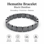 Hematite armor bracelet