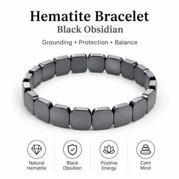 Hematite armor bracelet